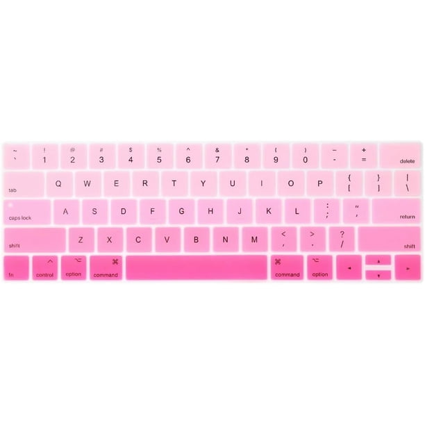 Funda protectora ultrafina con degradado azul para MacBook Pro con Touch Bar de 13 y 15 pulgadas (modelos A2159, A1989, A1990, A1706 y A1707) (2019, 2018, 2017 y 2016) (azul degradado)