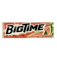 Chicle Bigtime Sabor Sandia 11 G Dos En Uno