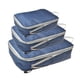 thumbnail image 3 of Organizador De Equipaje Impermeable De 3 Piezas Bolsas De Almacenamiento De Ropa Ligera Azul Marino, 3 of 3