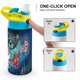 thumbnail image 4 of Mermicorno: Caída de Estrellas Botella de Agua con Tapa Pop Top de Un Toque, Acero Inoxidable, a Prueba de Fugas, para Deportes, Botella Infantil azul 12 oz, 4 of 6