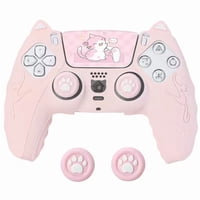 Funda Protectora Aaronmei Para Control Ps5 Rosada