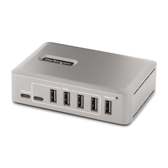 Concentrador USB-C StarTech.com 10 puertos 8 puertos USB-A/2 USB-C de 65 W