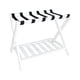 thumbnail image 1 of Portaequipajes plegable de bambú para habitación de invitados, estante de almacenamiento portátil multiusos en forma de x para dormitorio, Hotel, Blanco, 1 of 5