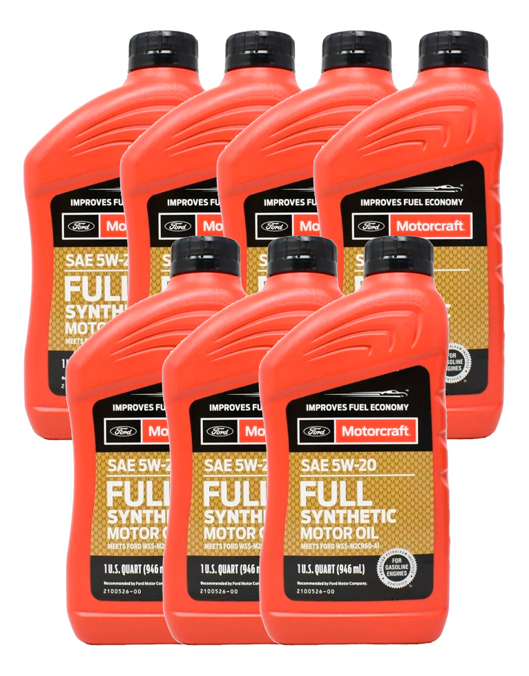 Aceite Ford Motorcraft 5W20 Full Sintetico (7 Unidades)
