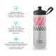 thumbnail image 2 of BOTELLA SPORT INSULATED 600ML SILVER/RACING RED, 2 of 5