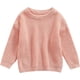 thumbnail image 1 of Niño Niño Bebé Niñas Niños Tejido a punto Suéter Jersey Cuello Redondo Sudadera Manga Larga Camisas Caliente Otoño Invierno Tops (Rosa, 12-18 Meses), 1 of 7
