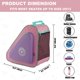 thumbnail image 4 of Bolso para patines HEXIFUL violeta-rosa menta impermeable grande, 4 of 7