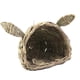 thumbnail image 5 of Nido de paja para conejos, cabaña de juguete, cómoda cama de heno tejida con paja, cabaña cálida para conejos, pequeños animales, hurones y hámsteres., 5 of 5