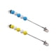 thumbnail image 5 of 2 Uds Tablero Ocupado Juguete Sensorial De Madera Habilidad Práctica Azul Amarillo, 5 of 5