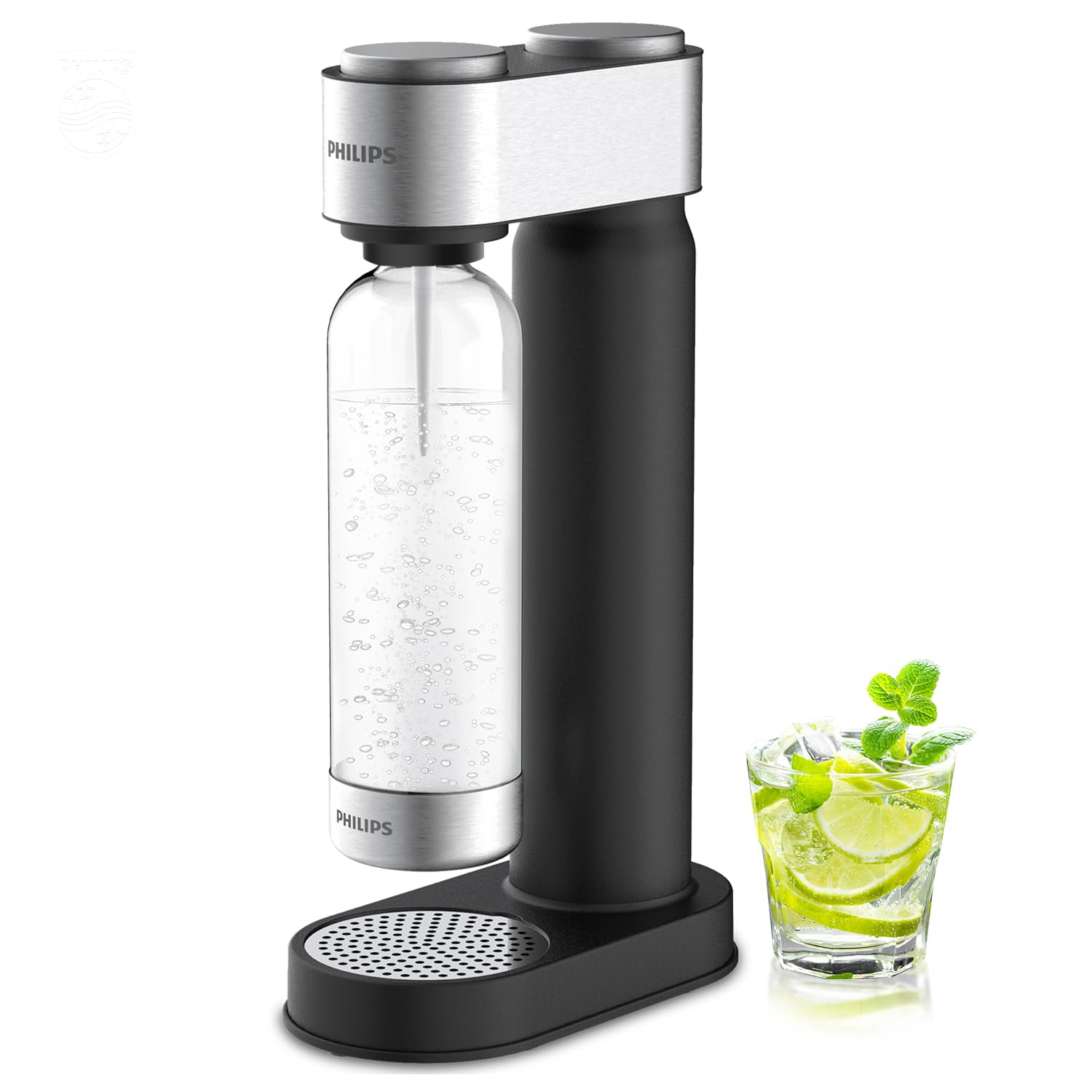 Soda Maker Philips Agua Con Gas Con Botella Carbonatada De 1 Litro