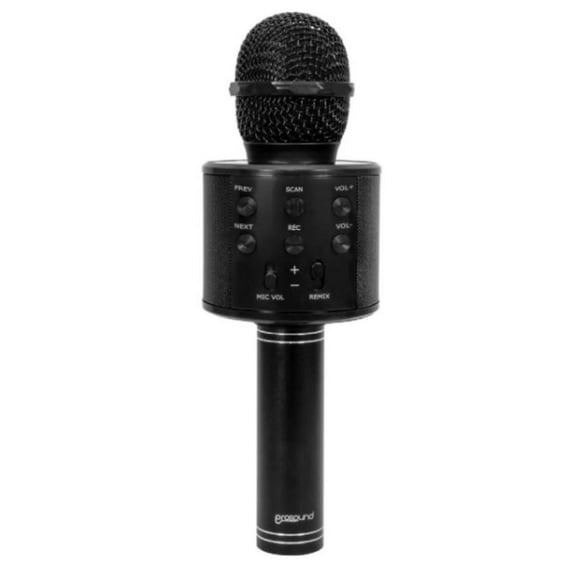 Microfono Karaoke Parlante Bluetooth Negro