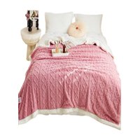 Todo Para El Hogar - Frazada Manta De Plush Y Sherpa Extra Suaves