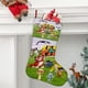 thumbnail image 2 of Leo y Tig Tema: Calcetines de Navidad, fino lino blanco para colgar en escaleras y chimenea, decoración navideña para el hogar, regalo de Navidad. 45cm × 32cm, 2 of 5