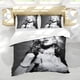 thumbnail image 5 of Madonna Conjunto de sábanas temático, trío de piezas, cómodo y amigable con la piel, diseño único, regalo de decoración para el hogar para familiares, amigos y fans,173X218cm, 5 of 6