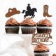 thumbnail image 4 of Adorno para pastel DOMOO OF DREAMS Vaquero Rodeo Niño, 4 of 5