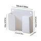 thumbnail image 3 of 1/2/4pcs, Wall-mounted Phone Holder Punch Free Phone Charging Plug Bracket Self Adhesive TV Air Conditioner Remote Control Storage Box Wall-mounted Storage Rack, 3 of 4
