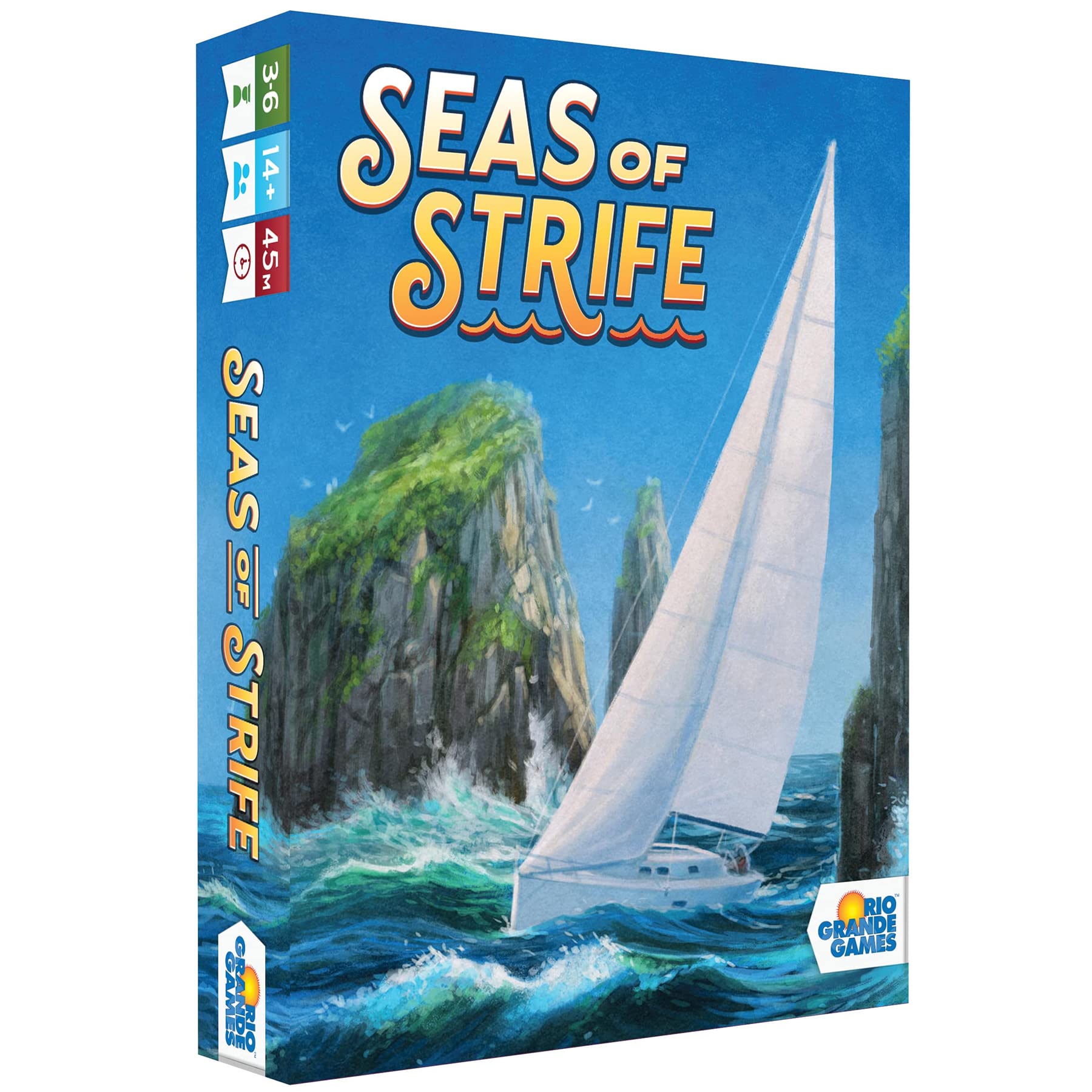 Juego De Cartas Rio Grande Games Seas Of Strife Trick Taking