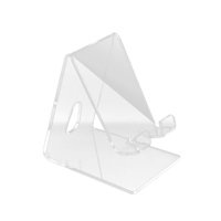 Magideal - Soporte De Acrílico Transparente Para Escritorio Para Teléfono Móvil, Caballete Para Mesita De Noche, Soporte Para Teléfono Vertical U Horizontal, Uni Estilo A