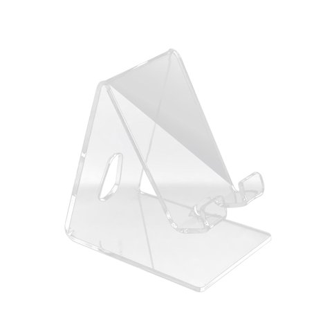 Magideal - Soporte De Acrílico Transparente Para Escritorio Para Teléfono Móvil, Caballete Para Mesita De Noche, Soporte Para Teléfono Vertical U Horizontal, Uni Estilo A