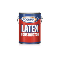 Genérico - Pintura Látex Soquina Constructor Galón Antihongos Blanco
