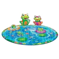 N-Ofertas - Alfombra Lanza Aguas Niños Piscina Fuente Rana 147 Cm