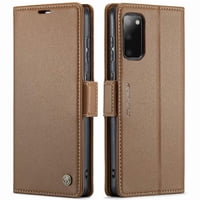 Caseme Tipo Cartera Samsung Galaxy S20 Plus Con Cierre Magnético, Rfid, Tarjetero, Soporte, Carga Inalámbrica