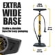 thumbnail image 2 of Bomba de piso para bicicleta BV ergonómica con manómetro de 160 psi, 2 of 6
