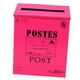 thumbnail image 2 of Buzón Galvanizado Vintage Buzón Buzón Buzón de Periódico Caja Caja Rojo Rosa, 2 of 5