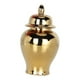 thumbnail image 5 of Tarro de jengibre de , decoración de jarrón de cerámica, tarro de tradicional, tarro de almacenamiento de té para tanque de almacenami , oro, 5 of 5