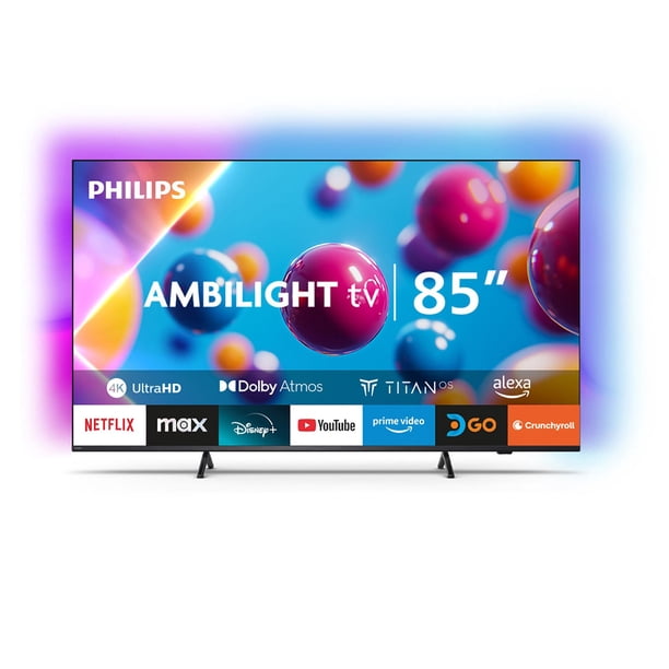 Televisor Ambilight TV 85" Philips LED 4K UHD 85PUD8209