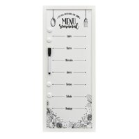 Vgo - Pizarra Plastica 20X50 Cm Kitchen Blanco