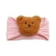 thumbnail image 3 of Diadema De Bebé Con Decoración De Oso, Diademas Anchas Para Niños, Diadema Bonita, Diadema Rosa, 3 of 5