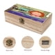 thumbnail image 3 of Como lo Cuenta Ginger Caja Organizadora de Madera Rústica - Caja Decorativa Multifuncional para Escritorio, Hogar, Oficina, Joyas y Manualidades, 3 of 6