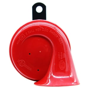 Hella - Bocina Caracol Rojo 12V 72W 400Hz 81X80X109Mm Rojo