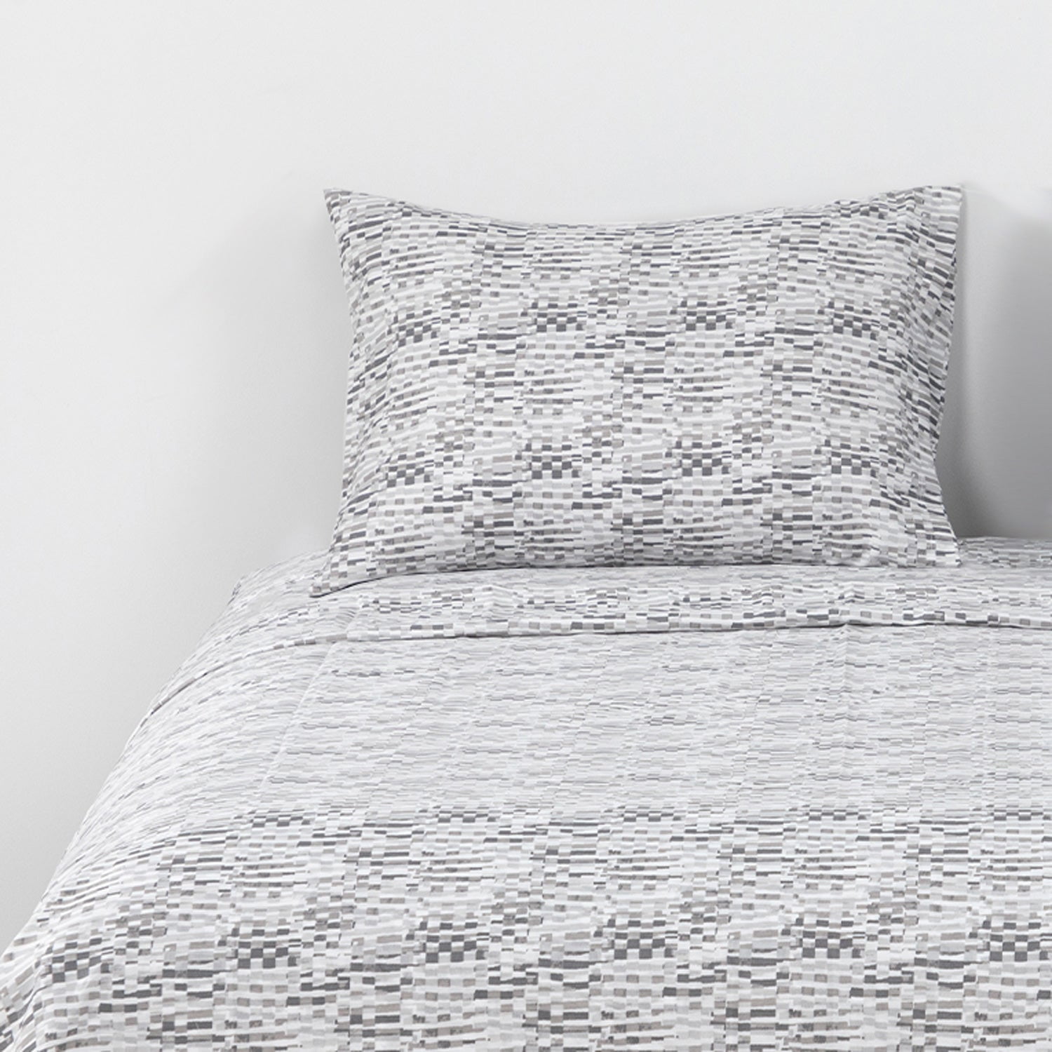 Dib - Sabanas Microfibra 1.5 Plaza Ladrillo Gris