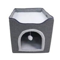 Mundo Online - Cama Mascota Soft Confort Plegable Con Techo