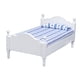 thumbnail image 3 of Escala 1:12 Casa De Muñecas Cama Individual Muebles De Dormitorio Accesorio De Decoración De Casa De Muñecas, 3 of 5