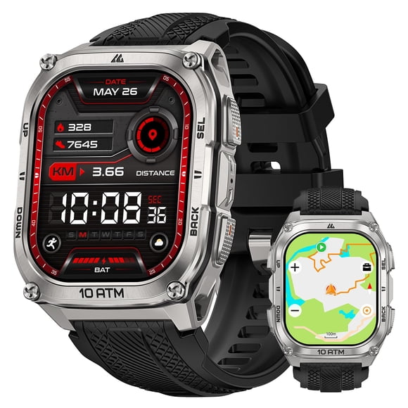 Reloj Inteligente KOSPET Tank M4 GPS 10 ATM Impermeable
