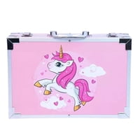 Click Ventas - Maleta 145 Piezas Set Arte Para Pintar Lapices Colores Rosa