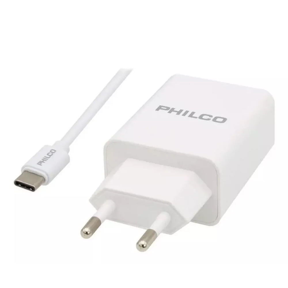 Cargador Tipo C Philco A Corriente Para Telefono