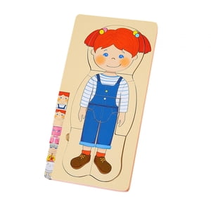 Magideal - Juguetes Montessori A Partir De 3 Años Con Cuerpo Humano, Rompecabezas De Madera Para Aprender A Niños Y Juegos Educativos Para Niños Pequeños , Chica