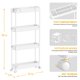 thumbnail image 3 of Carrito de almacenamiento SPACELEAD Slim de 4 niveles para oficina y cocina, blanco, 3 of 7