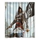 thumbnail image 1 of Cortina de ducha de Assassin's Creed, juego de cortina de baño con ganchos, tamaño 60 x 72 pulgadas, 1 of 3