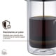 thumbnail image 5 of Cafetera Prensa Francesa Vidrio Doble Pared 1 L Home Logics 1 un, 5 of 8