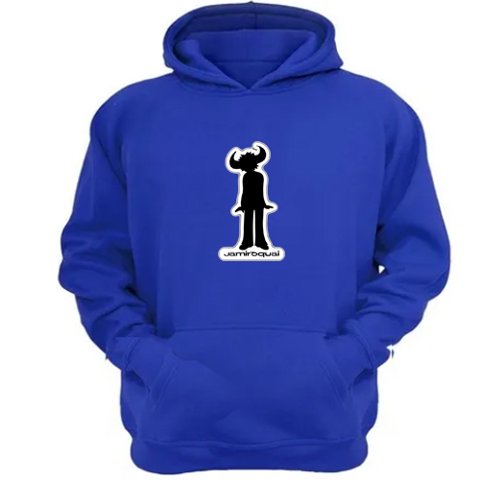 Genérico - Polerón Canguro Jamiroquai Azul Talla Xs Unisex