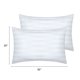 thumbnail image 5 of REGALWOVEN Fundas de Almohada de Satén Juego de 2 para Cabello y Piel, Fundas de Almohada Refrescantes con Cierre de Sobre Blanco Queen, 5 of 7