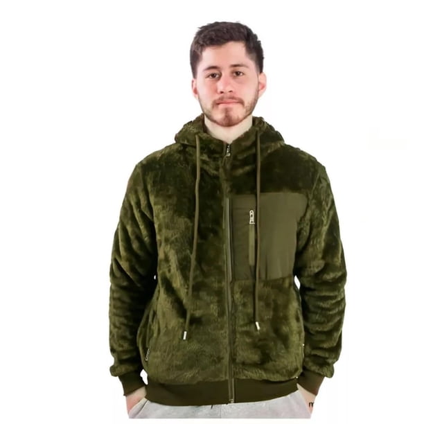 Polerón Peludo Canguro Hombre Premium 251