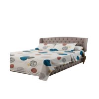 Genérico - Juego De Sabanas 100% Algodon King Blanco11