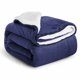 thumbnail image 1 of Manta IR Imperial Rooms 152x203 cm Navy (azul marino) Sherpa Fleece, 1 of 9