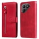 thumbnail image 2 of Funda con Cremallera para Tecno Pova 7, Carcasa Cartera de Cuero PU con Soporte y Tarjetero, 2 of 5